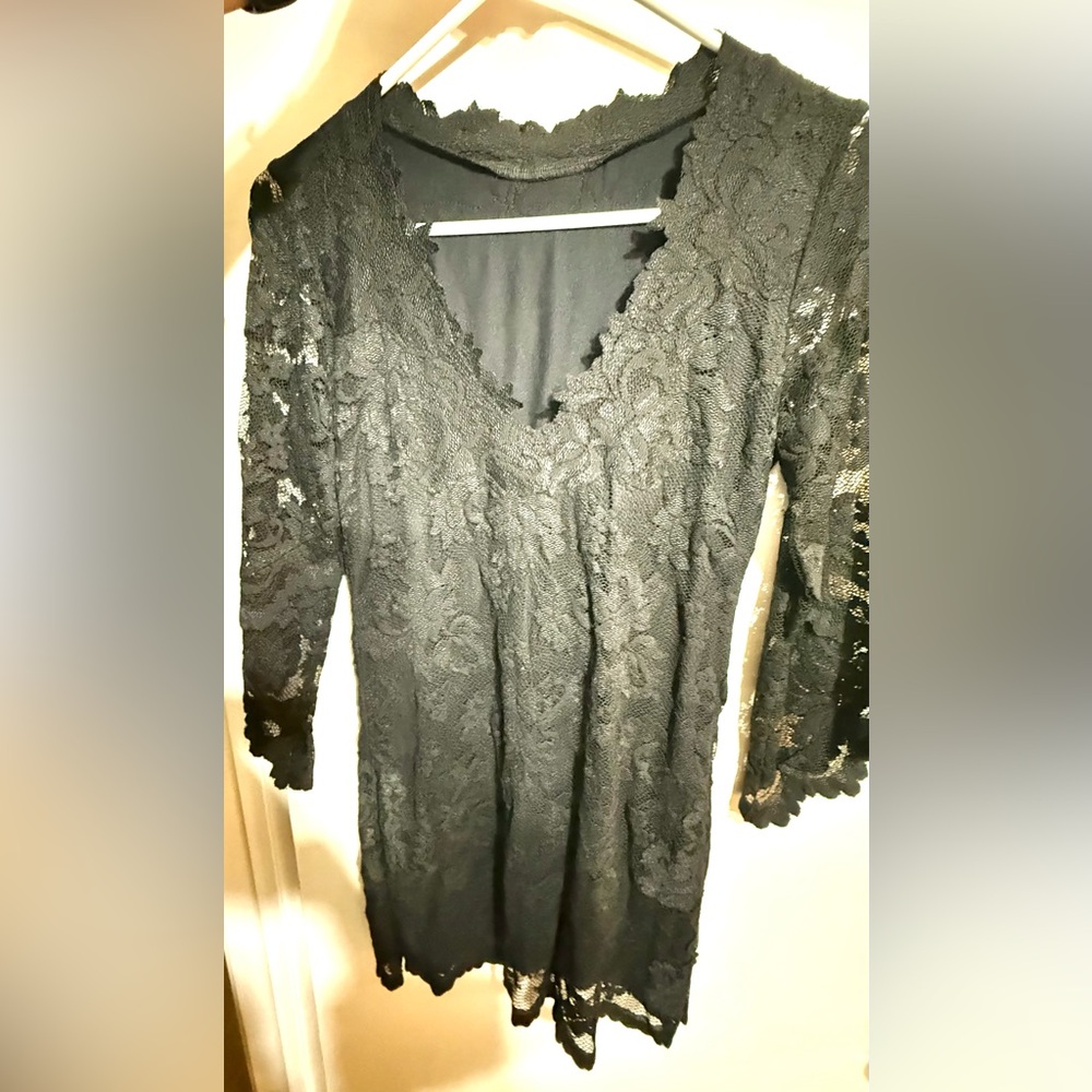 Olvi’s The Lace Collection Black Dress (pictures don’t do it justice) bodycon